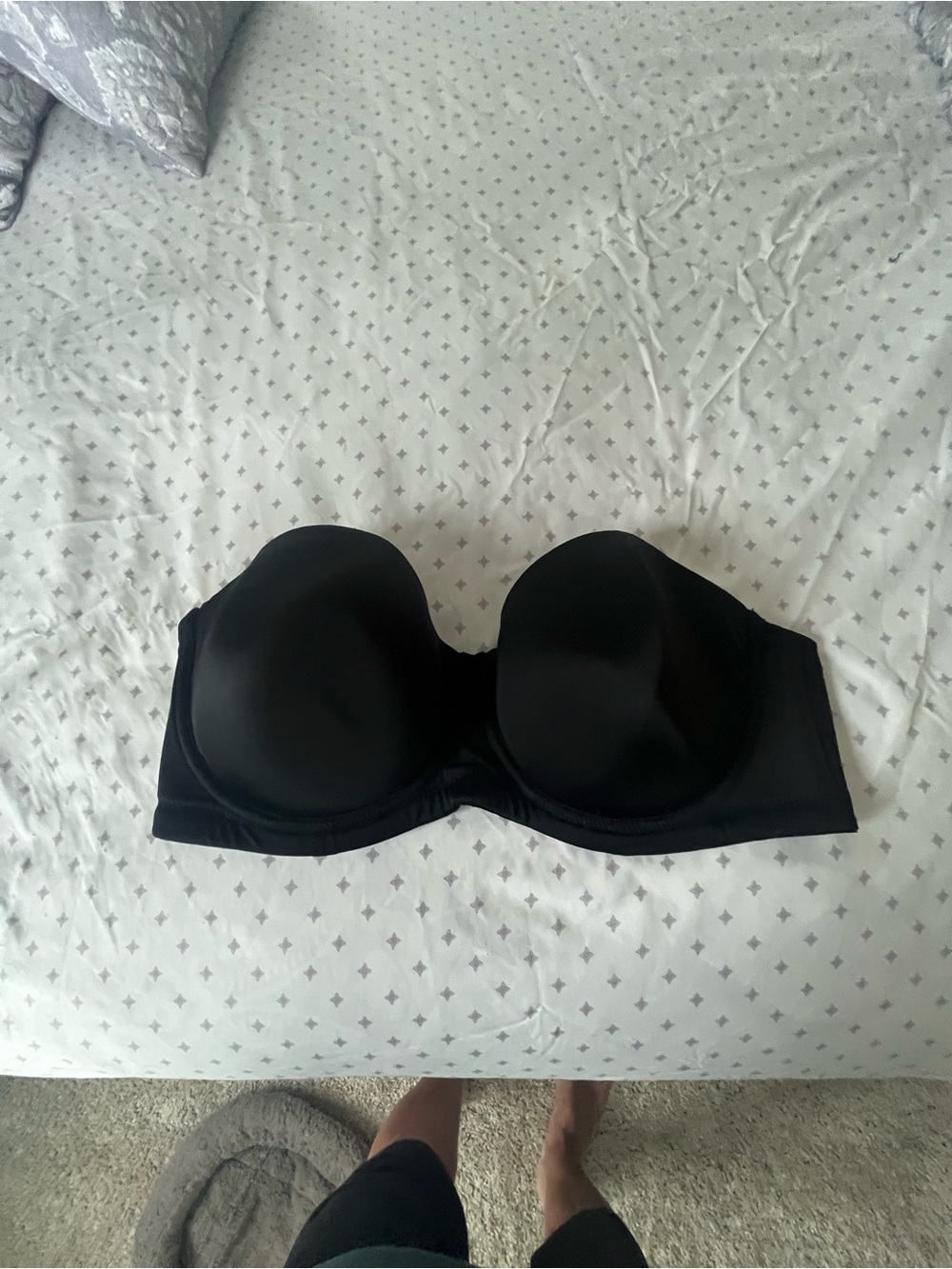 Wacoal Black Strapless Molded Cup Bandeau Bra